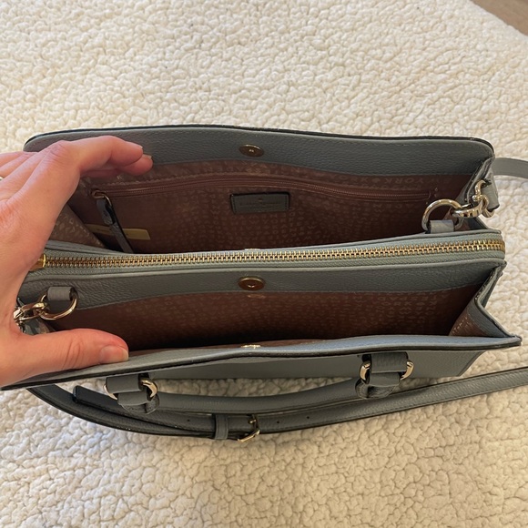 Kate Spade Leather Blue Purse - Picture 5 of 7